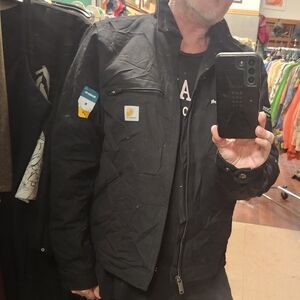 Med Carhartt "microsoft" relaxed fit lined work jacket